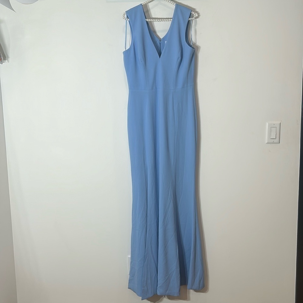 Dress the Population Blue Maxi Dress